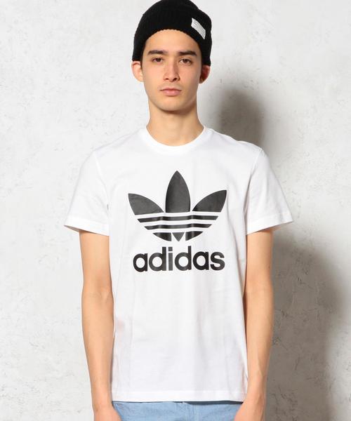 adidas（アディダス）の「[アディダス]　ADIDAS ADI TREFOIL Tシャツ（Tシャツ/カットソー・メンズ・ホワイト/ブラック・MEDIUM/LARGE/SMALL）」の10枚目の写真