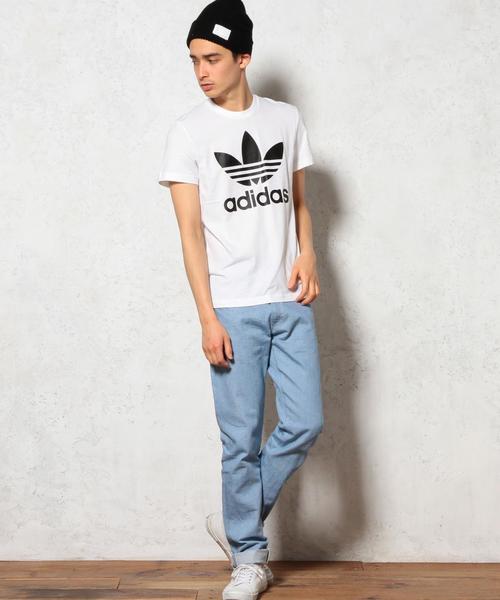 adidas（アディダス）の「[アディダス]　ADIDAS ADI TREFOIL Tシャツ（Tシャツ/カットソー・メンズ・ホワイト/ブラック・MEDIUM/LARGE/SMALL）」の12枚目の写真