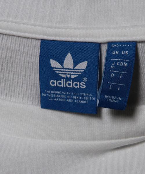 adidas（アディダス）の「[アディダス]　ADIDAS ADI TREFOIL Tシャツ（Tシャツ/カットソー・メンズ・ホワイト/ブラック・MEDIUM/LARGE/SMALL）」の6枚目の写真