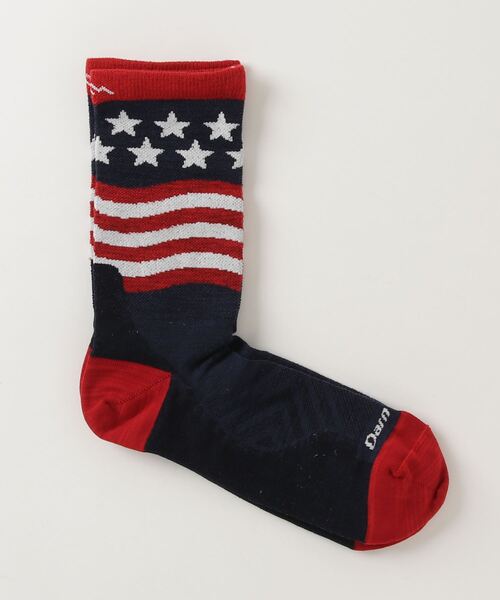 DARN TOUGH VERMONT(ダーンタフバーモント)の「【MADE IN USA】 DARN TOUGH ダーンタフ Ms 1037 パトリオットマイクロクルー ウルトラライトウェイト(ソックス/靴下・メンズ・A・MEDIUM/LARGE)」の5枚目の写真