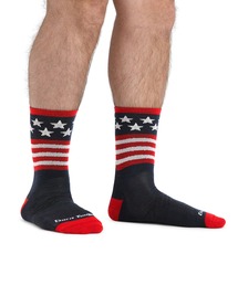 DARN TOUGH VERMONT | 【MADE IN USA】 DARN TOUGH ダーンタフ Ms 1037 パトリオットマイクロクルー ウルトラライトウェイト(ソックス/靴下)