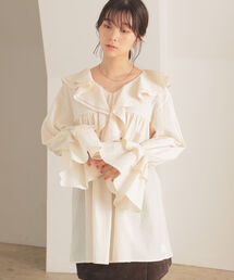 BeAMS DOT | 【WEB限定】BeAMS DOT / ボリュームフリル ブラウス(シャツ/ブラウス)