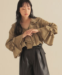 BeAMS DOT | 【WEB限定】BeAMS DOT / ボリュームフリル ブラウス(シャツ/ブラウス)