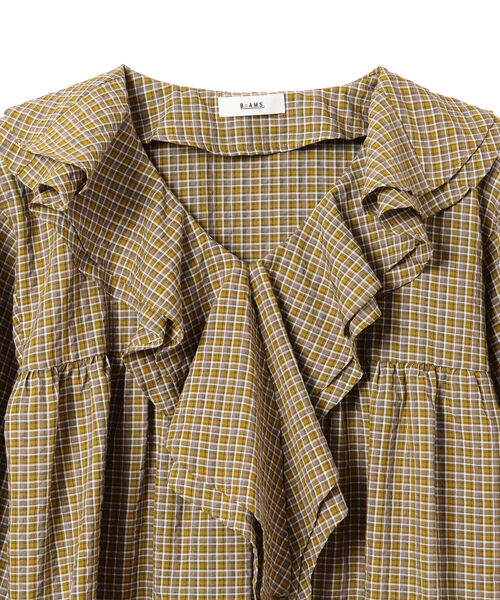 BeAMS DOT（ビームスドット）の「【WEB限定】BeAMS DOT / ボリュームフリル ブラウス（シャツ/ブラウス・レディース・グリーン/ホワイト系その他5/イエロー系その他5・FREE）」の21枚目の写真