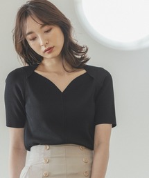 ハートネックニット283027