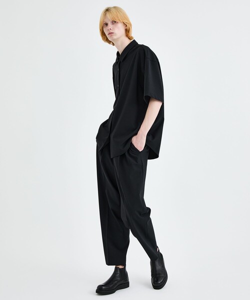 city(シティ)の「WOOL SHORT SLEEVE SHIRTS(シャツ/ブラウス・メンズ・ブラック/グリーン・1/2/3)」の11枚目の写真