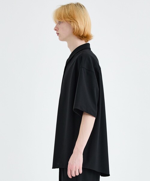 city(シティ)の「WOOL SHORT SLEEVE SHIRTS(シャツ/ブラウス・メンズ・ブラック/グリーン・1/2/3)」の13枚目の写真