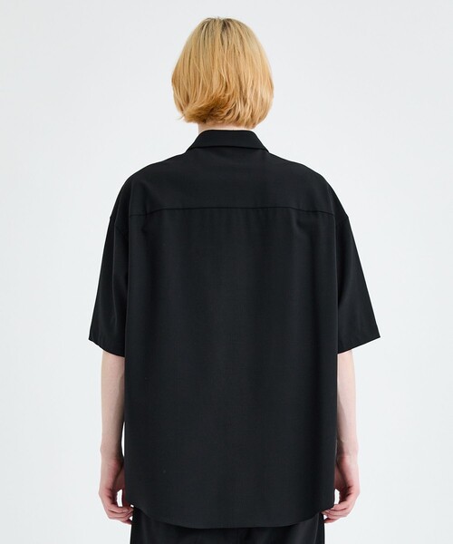 city(シティ)の「WOOL SHORT SLEEVE SHIRTS(シャツ/ブラウス・メンズ・ブラック/グリーン・1/2/3)」の14枚目の写真