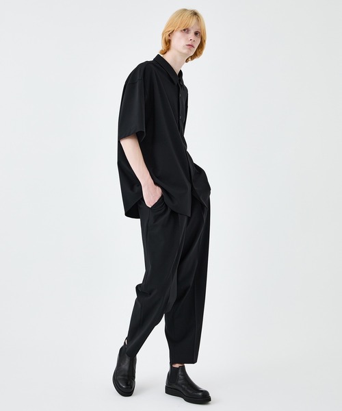 city(シティ)の「WOOL SHORT SLEEVE SHIRTS(シャツ/ブラウス・メンズ・ブラック/グリーン・1/2/3)」の18枚目の写真