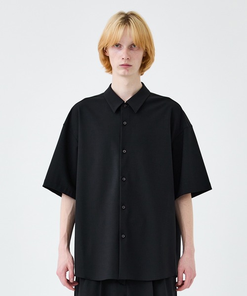 city(シティ)の「WOOL SHORT SLEEVE SHIRTS(シャツ/ブラウス・メンズ・ブラック/グリーン・1/2/3)」の19枚目の写真