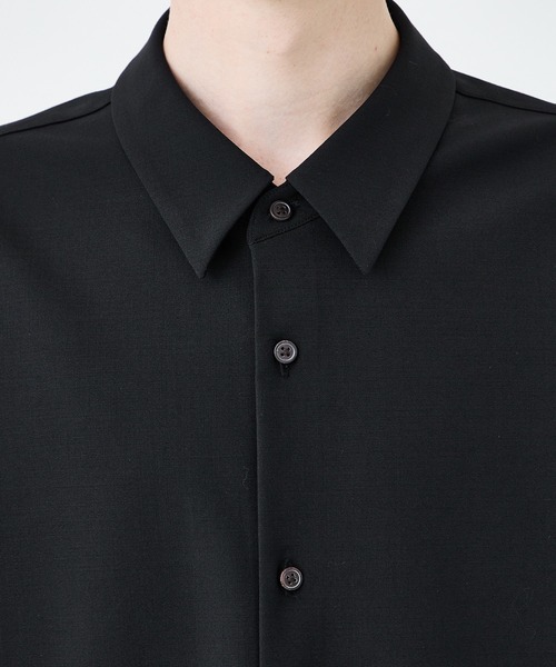 city(シティ)の「WOOL SHORT SLEEVE SHIRTS(シャツ/ブラウス・メンズ・ブラック/グリーン・1/2/3)」の22枚目の写真