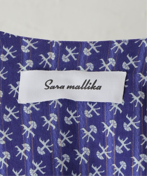 sara mallika（サラ マリカ）の「【SARA MALLIKA/サラマリカ】COTTON BLOCK PATTERN DRESS：ワンピース（ワンピース・レディース・ブルー系その他・MEDIUM）」の16枚目の写真