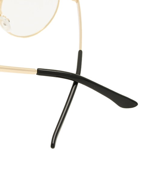 WEGO（ウィゴー）の「WEGO/メタルラウンドタイプ（メガネ・メンズ・シルバー/ゴールド/ブラック・FREE）」の10枚目の写真