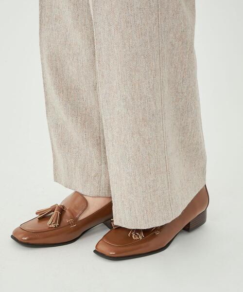 green label relaxing(グリーンレーベルリラクシング)の「【矢野未希子さん着用】リサイクルウール ツイード パンツ(その他パンツ・レディース・ベージュ/ナチュラル・40/38/36/34)」の11枚目の写真