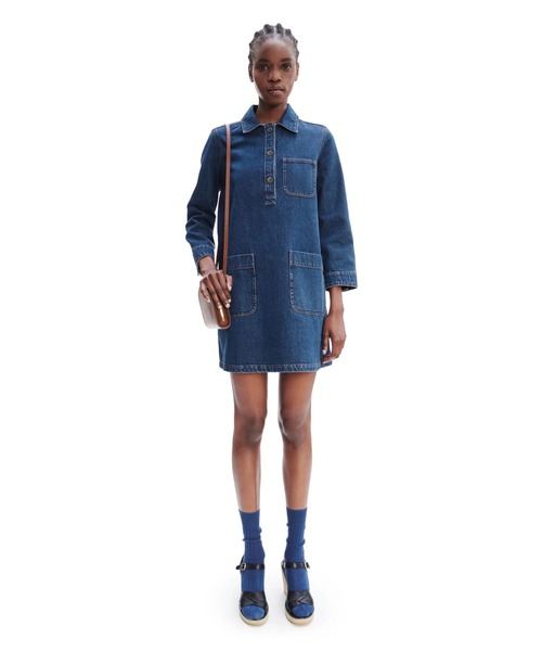 A.P.C.（アーペーセー）の「CLUTCH DEMI-LUNE  /22AC（ショルダーバッグ・レディース・ブラウン系その他/ブラック・ONESIZE）」の12枚目の写真