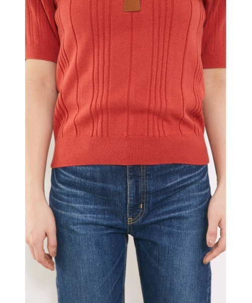 BLACK BY MOUSSY（ブラックバイマウジー）の「bicolor tops（バイカラートップス）（ニット/セーター・レディース・ネイビー/レッド・FREE）」の11枚目の写真