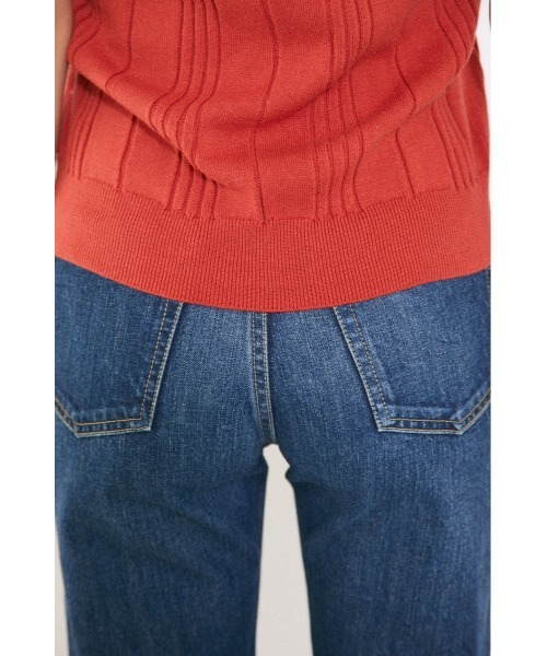 BLACK BY MOUSSY（ブラックバイマウジー）の「bicolor tops（バイカラートップス）（ニット/セーター・レディース・ネイビー/レッド・FREE）」の12枚目の写真