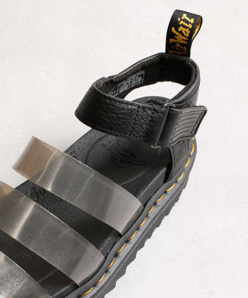 And A(アンドエー)の「Dr.Martens ドクターマーチン / Blaire Jelly ブレアー ジェリー クリアストラップ レザーサンダル / 30695001(サンダル・レディース・ブラック・24cm/23cm)」の4枚目の写真