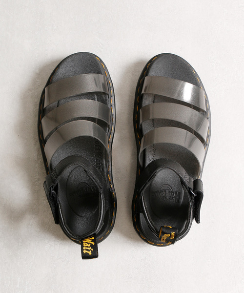 And A(アンドエー)の「Dr.Martens ドクターマーチン / Blaire Jelly ブレアー ジェリー クリアストラップ レザーサンダル / 30695001(サンダル・レディース・ブラック・24cm/23cm)」の13枚目の写真