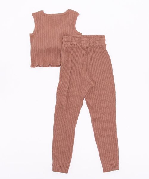 TRUNC（トランクエイティーエイト）の「Cut-rib Tank Setup（サロペット/オーバーオール・レディース・グレー/テラコッタ・FREE）」の9枚目の写真