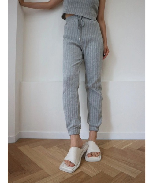 TRUNC（トランクエイティーエイト）の「Cut-rib Tank Setup（サロペット/オーバーオール・レディース・グレー/テラコッタ・FREE）」の14枚目の写真