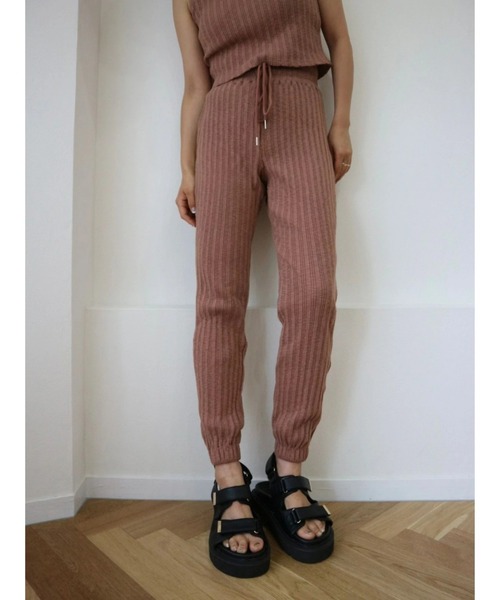 TRUNC（トランクエイティーエイト）の「Cut-rib Tank Setup（サロペット/オーバーオール・レディース・グレー/テラコッタ・FREE）」の15枚目の写真