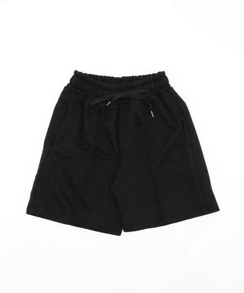 natto(ナット)の「【ユニセックスアイテム】loose silhouette sweat half pants / ルーズシルエットスウェットハーフパンツ(スウェットパンツ・レディース・ライトグレー/ブラック/ベージュ/グレー・FREE)」の2枚目の写真