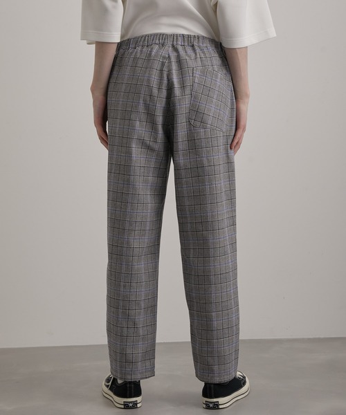 セール】グレンチェックリラックスイージーパンツ（その他パンツ