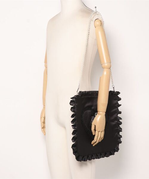 Ank Rouge(アンクルージュ)の「ハートスピンドルうちわケース(その他雑貨・レディース・ブラック/ピンク・FREE)」の12枚目の写真