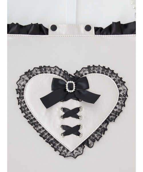 Ank Rouge(アンクルージュ)の「ハートスピンドルうちわケース(その他雑貨・レディース・ブラック/ピンク・FREE)」の6枚目の写真