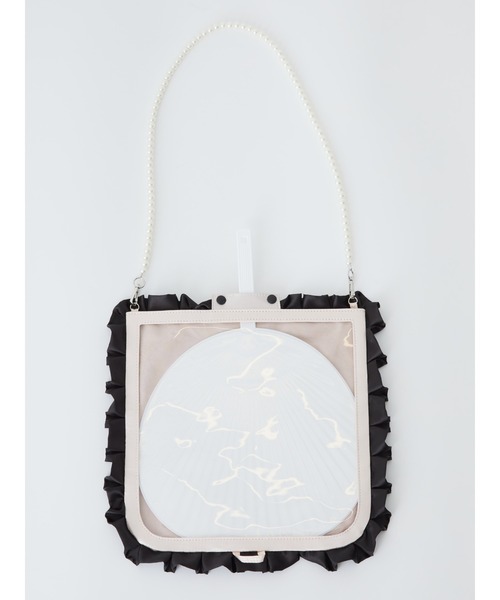 Ank Rouge(アンクルージュ)の「ハートスピンドルうちわケース(その他雑貨・レディース・ブラック/ピンク・FREE)」の7枚目の写真