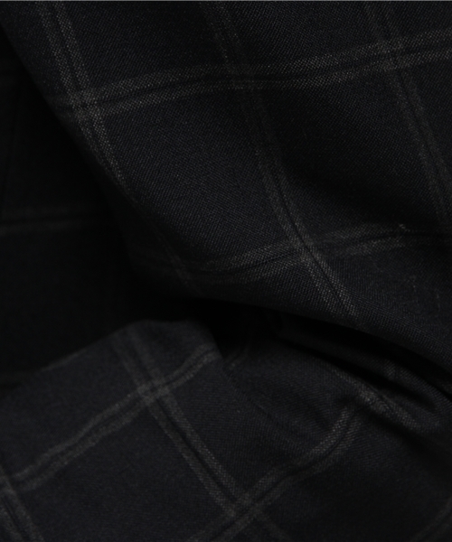 417 EDIFICE（フォーワンセブンエディフィス）の「◇DRESS / ドレス : W/Pウィンドペン 2ボタンジャケット（テーラードジャケット・メンズ・チャコールグレー/ネイビー・MEDIUM/SMALL/LARGE）」の16枚目の写真