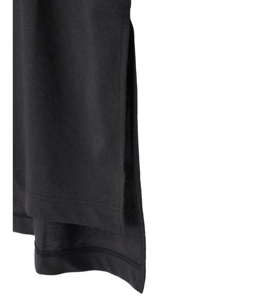 Green Parks(グリーンパークス)の「ボートネックスリットチュニック(Tシャツ/カットソー・レディース・グレイッシュベージュ/ブルー/ダークグレー・FREE)」の19枚目の写真