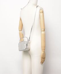 J&M DAVIDSON（J&Mデヴィットソン）ミニチェーンぺブルエンボスクロコ J&M DAVIDSON（J&Mデヴィットソン）ミニチェーンぺブルエンボス