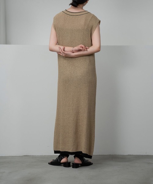 lawgy（ラウジー）の「color scheme line vest op（ワンピース・レディース・ベージュ/アイボリー・FREE）」の11枚目の写真