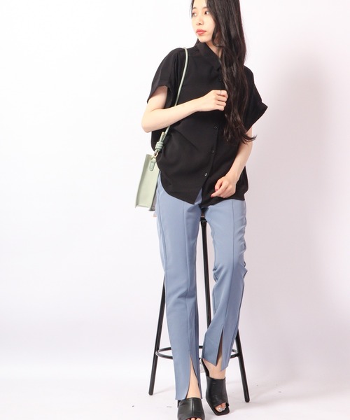 TRANOI（トラノイ）の「TRANOIカラーストレッチパンツ（その他パンツ・レディース・ベージュ/レッド/ブルー/グリーン/マスタード・FREE）」の22枚目の写真