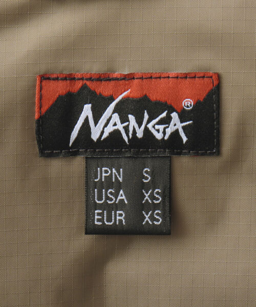 NANGA（ナンガ）の「【NANGA/ナンガ】別注AURORA Soutien Collar Coat with HOOD（ダウンジャケット/コート・メンズ・ブラック/ネイビー/キャメル・S/M/L）」の15枚目の写真