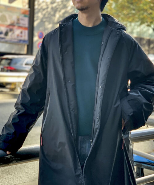 NANGA（ナンガ）の「【NANGA/ナンガ】別注AURORA Soutien Collar Coat with HOOD（ダウンジャケット/コート・メンズ・ブラック/ネイビー/キャメル・S/M/L）」の18枚目の写真