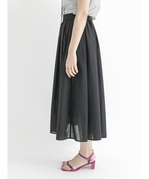 Te chichi（テチチ）の「サップタックフレアスカート（スカート・レディース・ブラック/グリーン/モカ・ﾌﾘ-）」の17枚目の写真