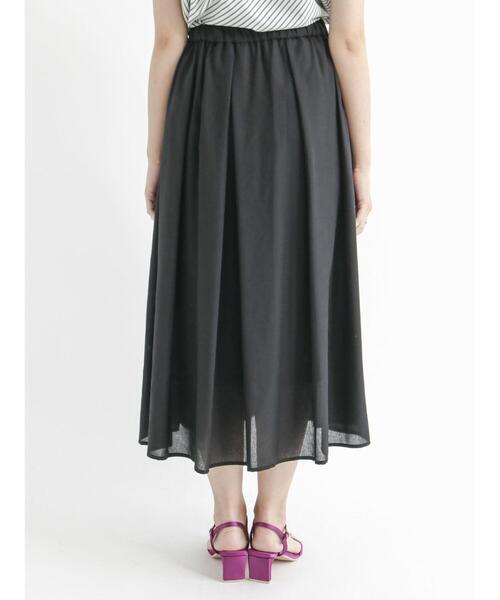 Te chichi（テチチ）の「サップタックフレアスカート（スカート・レディース・ブラック/グリーン/モカ・ﾌﾘ-）」の18枚目の写真