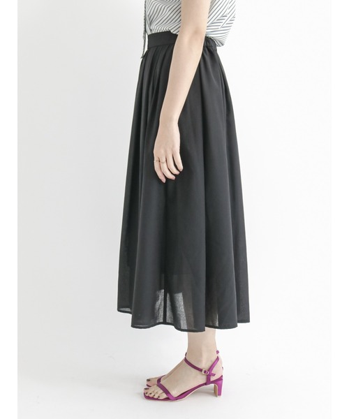 Te chichi（テチチ）の「サップタックフレアスカート（スカート・レディース・ブラック/グリーン/モカ・ﾌﾘ-）」の7枚目の写真