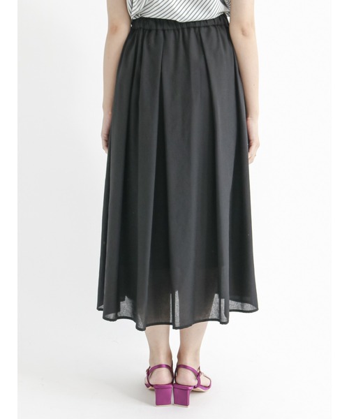 Te chichi（テチチ）の「サップタックフレアスカート（スカート・レディース・ブラック/グリーン/モカ・ﾌﾘ-）」の8枚目の写真