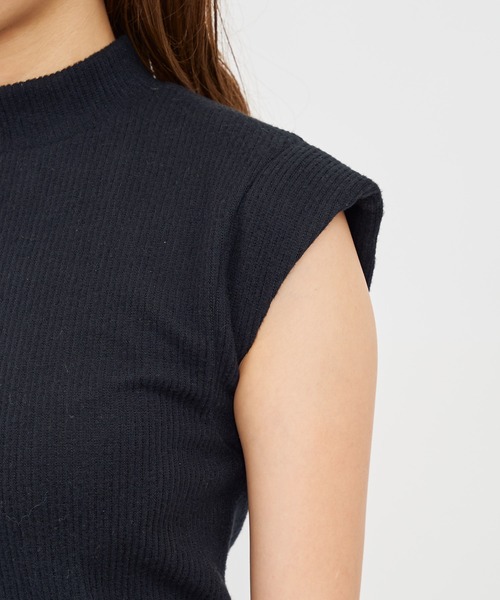 SPIRALGIRL（スパイラルガール）の「アームウォーマー付きリブトップス（Tシャツ/カットソー・レディース・ホワイト/ボルドー/ブラック・FREE）」の20枚目の写真