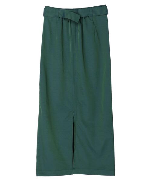 KBF（ケイビーエフ）の「KBF シャイニーペンシルスカート（スカート・レディース・グリーン/ボルドー/ブラック・FREE）」の21枚目の写真