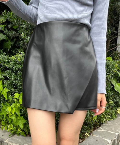 OLIVE des OLIVE（オリーブデオリーブ）の「アソートラップスカパン（スカート・レディース・ブラウン/ブラック/アイボリー・FREE）」の14枚目の写真