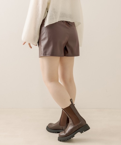 OLIVE des OLIVE（オリーブデオリーブ）の「アソートラップスカパン（スカート・レディース・ブラウン/ブラック/アイボリー・FREE）」の22枚目の写真