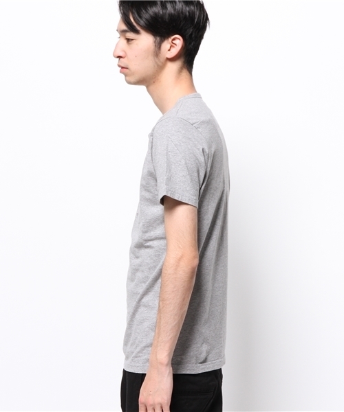 BRILLA per il gusto(ブリッラペルイルグースト)の「VERTO / コットン ヘンリーネックTシャツ(Tシャツ/カットソー・メンズ・ネイビー/グレー/ホワイト・LARGE/SMALL/MEDIUM/X-SMALL)」の6枚目の写真