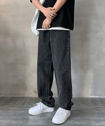 Mayree | 【MayreeMEN'S】セミワイド ルーズストレートデニムパンツ(デニムパンツ)