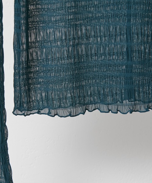 DISCOAT（ディスコート）の「【WEB限定】スモッキングハイネックプルオーバー（Tシャツ/カットソー・レディース・ブラック/グレー/ピンク/グリーン/アイボリー・FREE）」の19枚目の写真