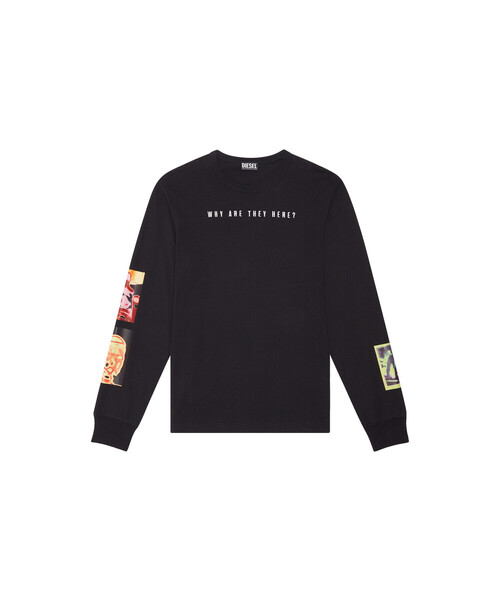 DIESEL（ディーゼル）の「メンズ Tシャツ グラフィック（Tシャツ/カットソー・メンズ・ブラック/ホワイト系その他・LARGE/X-SMALL/X-LARGE/XXX-LARGE/MEDIUM/SMALL/XX-LARGE）」の11枚目の写真